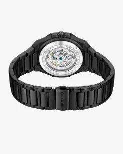Skeleton Octagonal Automatic Bracelet Watch><noscript><img width=