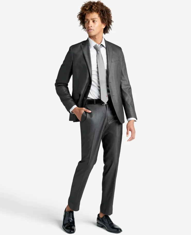 Slim Fit Sustainable Stretch Collar Solid Dress Shirt with TEK FIT>Kenneth Cole Clearance