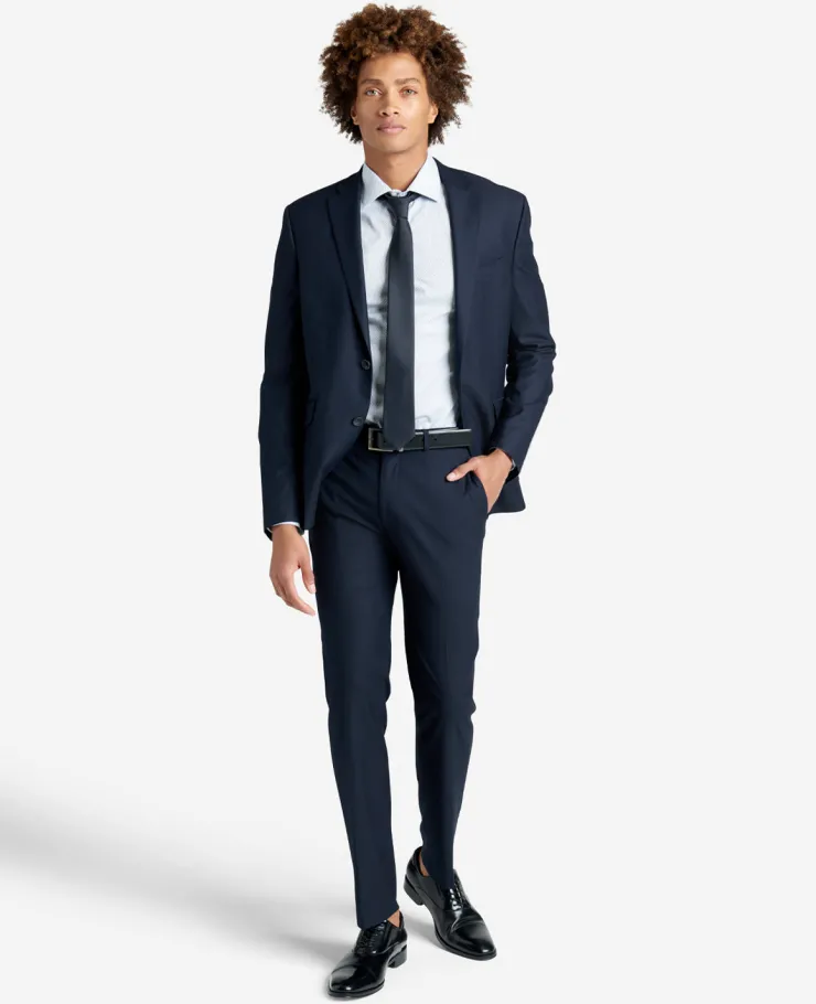 Slim-Fit Button-Down Stretch Dress Shirt with TEK FIT>Kenneth Cole New