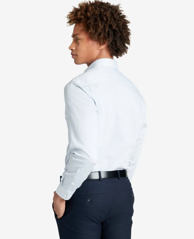 Slim-Fit Button-Down Stretch Dress Shirt with TEK FIT>Kenneth Cole New
