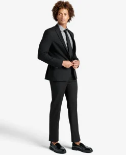 Slim-Fit Button-Down Stretch Dress Shirt with TEK FIT><noscript><img width=