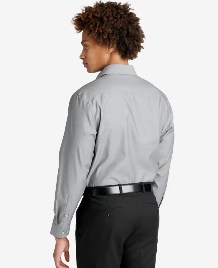 Slim-Fit Button-Down Stretch Dress Shirt with TEK FIT>Kenneth Cole New