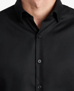 Slim-Fit Button-Down Stretch Dress Shirt with TEK FIT><noscript><img width=