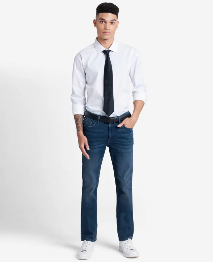 Slim-Fit Recycled Stretch Denim Jean>Kenneth Cole Best