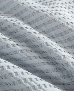 Solid Waffle Comforter Set><noscript><img width=