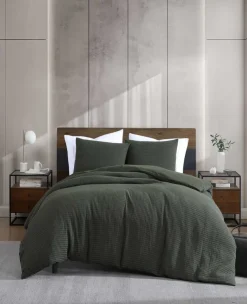Solid Waffle Comforter Set>Kenneth Cole Outlet
