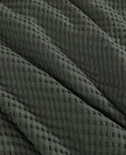 Solid Waffle Comforter Set><noscript><img width=