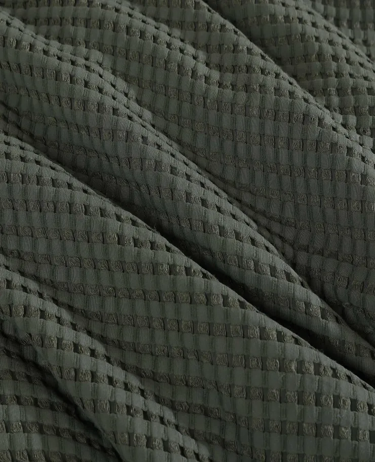 Solid Waffle Comforter Set>Kenneth Cole Outlet