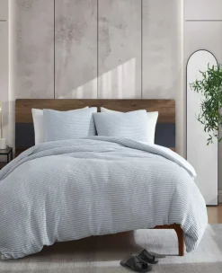 Solid Waffle Duvet Cover Set><noscript><img width=