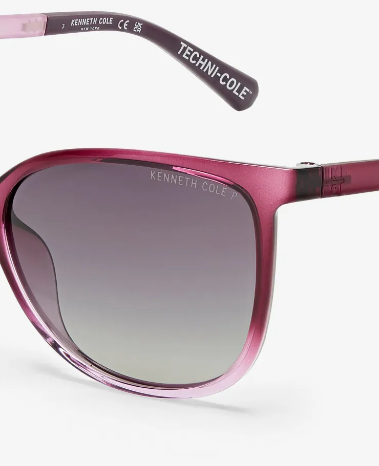 Square Ultem Sunglasses>Kenneth Cole Online