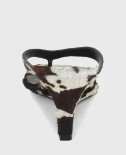 Susannah Calf Hair Thong Wedge Sandal><noscript><img width=