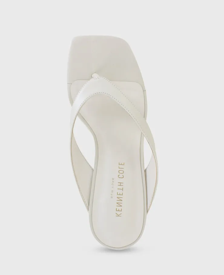 Susannah Leather Thong Wedge Sandal>Kenneth Cole Sale