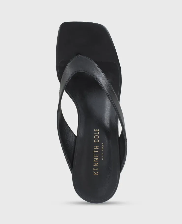 Susannah Leather Thong Wedge Sandal>Kenneth Cole Outlet