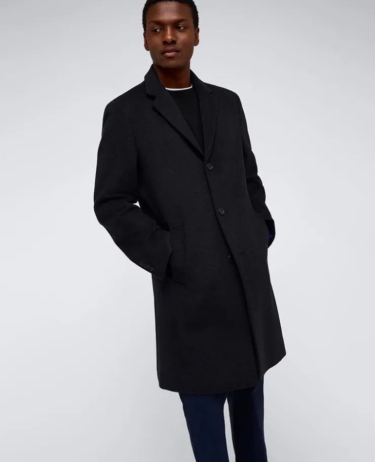 The Classic Fit Overcoat>Kenneth Cole