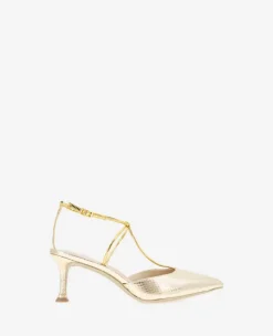 Umi T-Strap Metallic Heel>Kenneth Cole Online