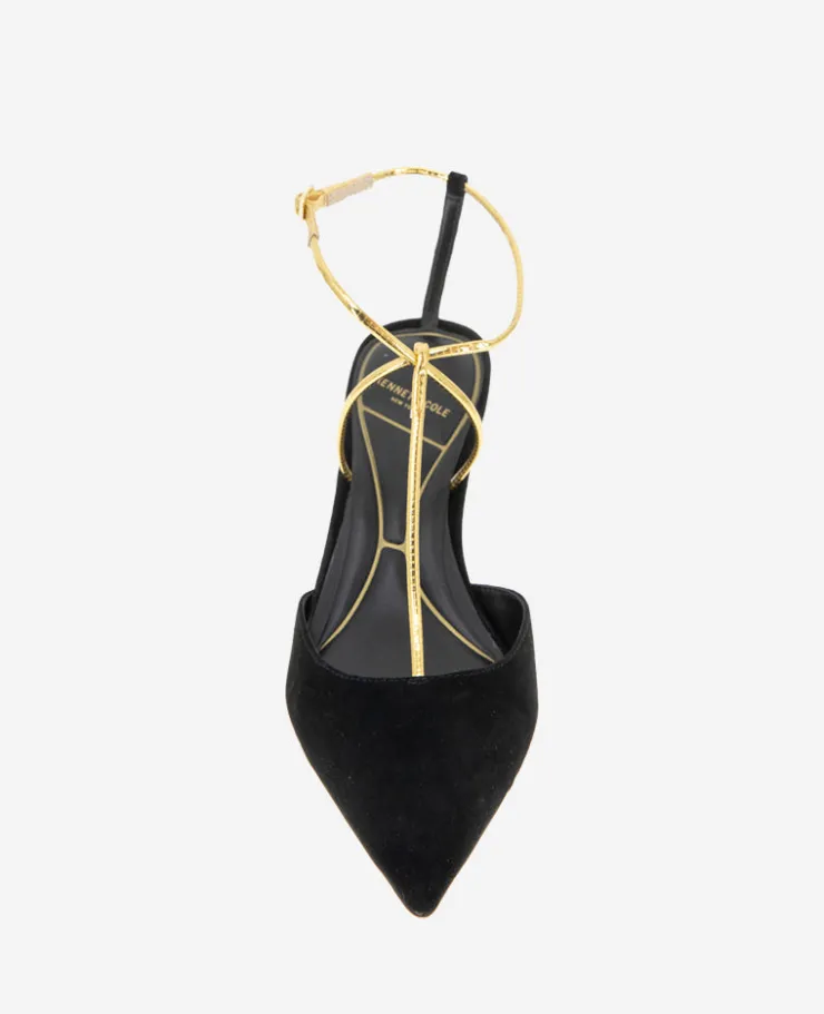 Umi T-Strap Suede Heel>Kenneth Cole Online