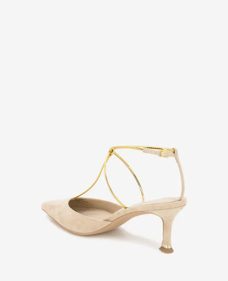 Umi T-Strap Suede Heel>Kenneth Cole Outlet