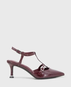Urka Crinkle Patent Slingback Heel>Kenneth Cole Clearance