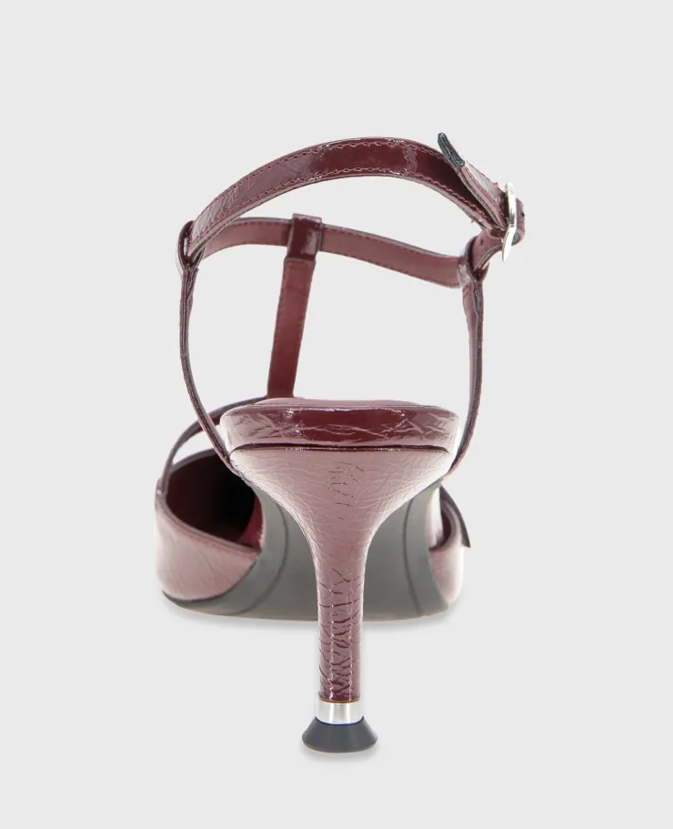 Urka Crinkle Patent Slingback Heel>Kenneth Cole Clearance