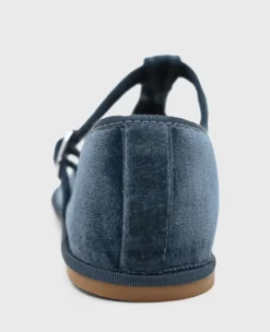 Verona Velvet T-Strap Mary Jane Flat><noscript><img width=