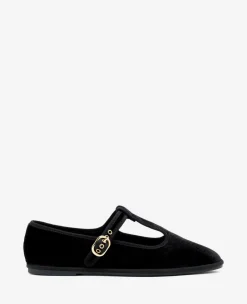 Verona Velvet T-Strap Mary Jane Flat>Kenneth Cole Sale