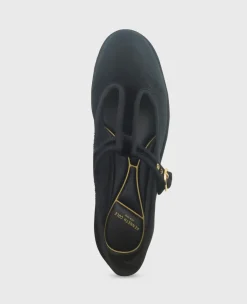 Verona Velvet T-Strap Mary Jane Flat><noscript><img width=
