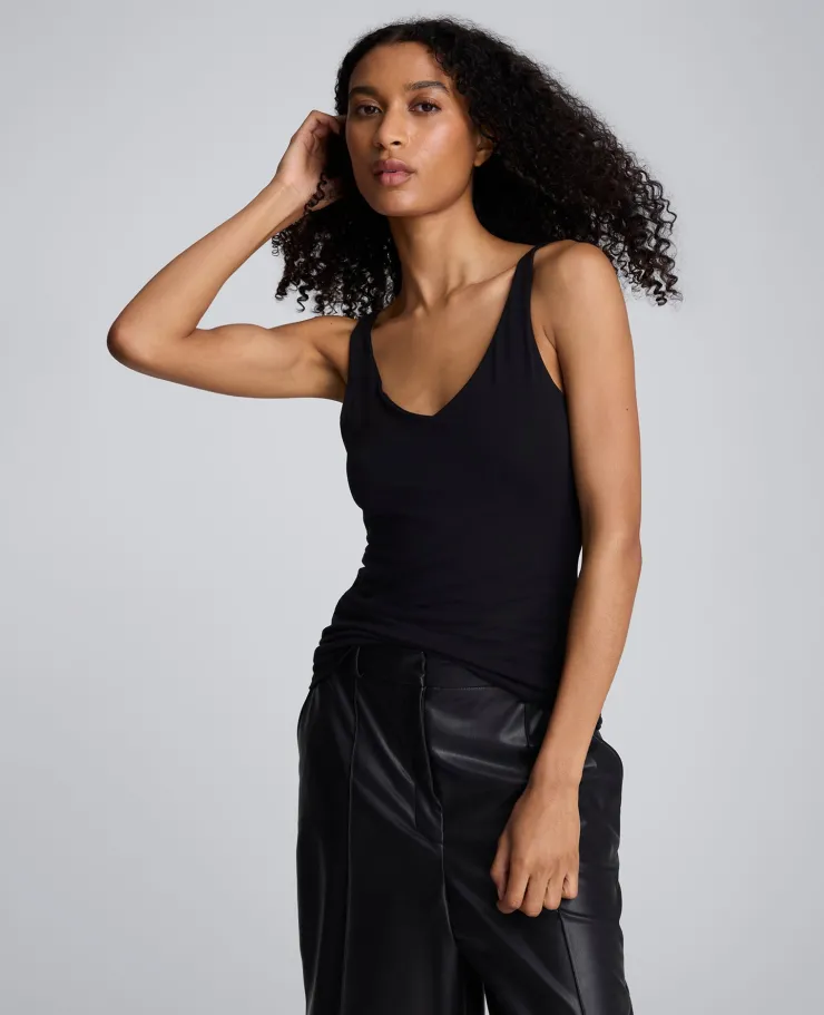 V-Neck Knit Tank>Kenneth Cole