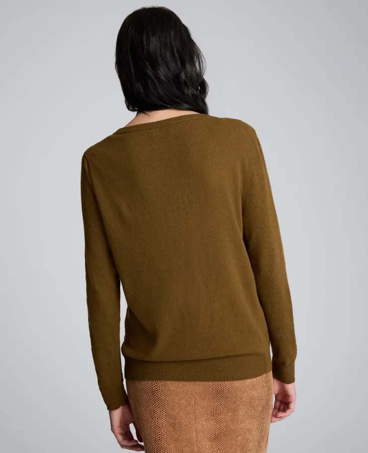 V-Neck Scarf Sweater>Kenneth Cole New