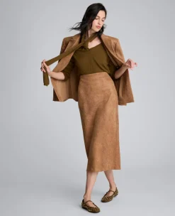 V-Neck Scarf Sweater><noscript><img width=
