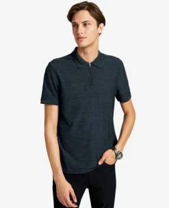 Zip-Up Knit Polo>Kenneth Cole Clearance