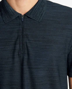 Zip-Up Knit Polo><noscript><img width=